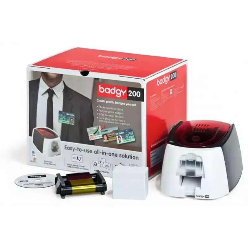 Kortelių spausdintuvas plastikinėms kortelėms Evolis Badgy200