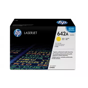 HP 642A geltonas originalus LaserJet tonerio kasetė 1 vnt.