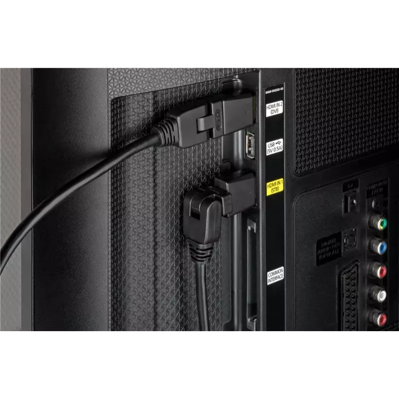 Goobay HDMI kabelis 2 m, A tipo kištukas – A tipo kištukas, 18 Gbit/s, juodas