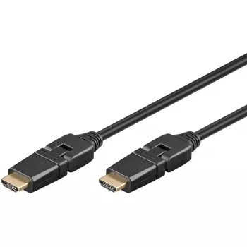 Goobay HDMI kabelis 2 m, A tipo kištukas – A tipo kištukas, 18 Gbit/s, juodas