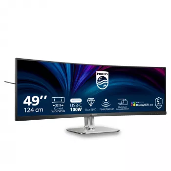 Philips 5000 serijos 49B2U5900C/00 monitorius 124 cm (48,8 col.) 5120 x 1440 pikselių Dual QHD LCD juodas