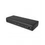 ICY BOX DockingStation 17-in-1, šešios vaizdo išvestys, laidinis, USB 3.2 Gen 2 (3.1 Gen 2) Type-C, 140 W, 3,5 mm, 10,100,1000,2500 Mbit/s, juoda