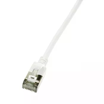 Tinklo laidas LogiLink CQ9011S RJ-45 Cat6a 0,3 m baltas