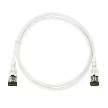 Tinklo kabelis LogiLink Ultraflex SlimLine RJ-45 Cat6a 1 m Baltas