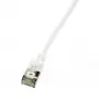 Tinklo kabelis LogiLink Ultraflex SlimLine RJ-45 Cat6a 1 m Baltas