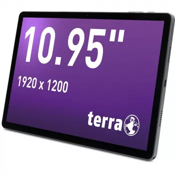 TERRA PAD 1007 4G planšetinis kompiuteris, MediaTek LTE, 256 GB, 27,8 cm (10,9 colio), 8 GB RAM, Wi-Fi 5 (802.11ac), Android 14, pilka
