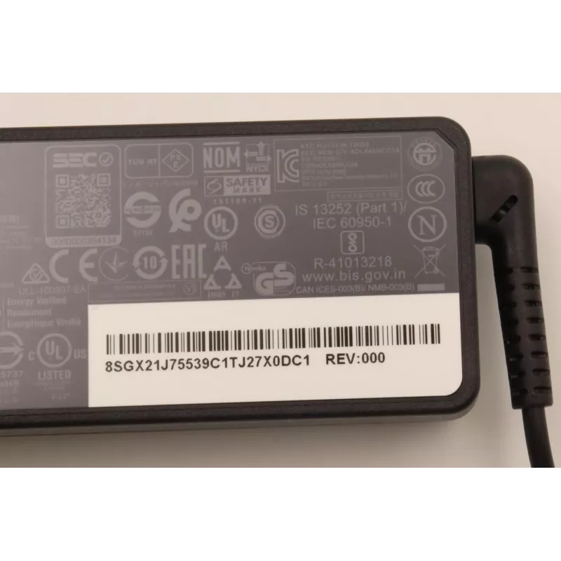 Lenovo 5A11H02883 maitinimo adapteris / keitiklis 65 W, juodas