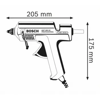 Bosch GKP 200 CE karštų klijų pistoletas mėlynas 500 W