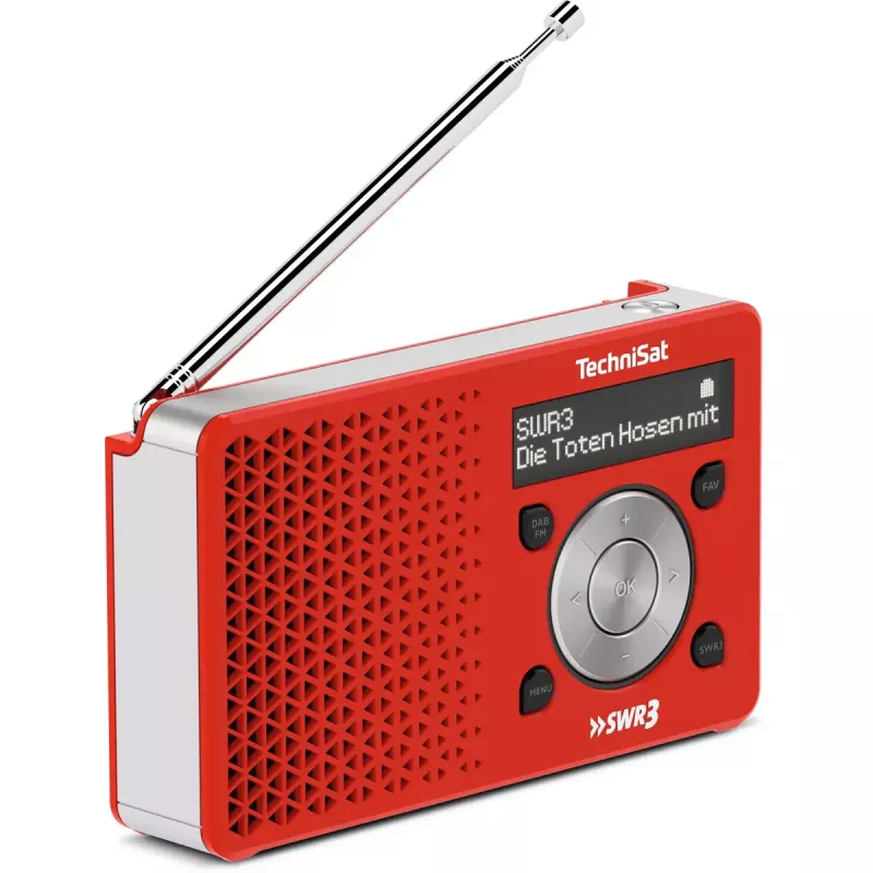Asmeninis radijo imtuvas TechniSat DigitRadio 1 Raudonai Balta