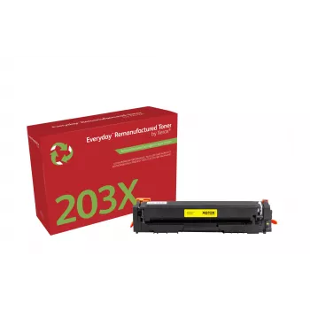 Perdirbtas kasetė „Everyday™ Yellow“ firmos „Xerox“, suderinama su HP 203X (CF542X), didelės talpos