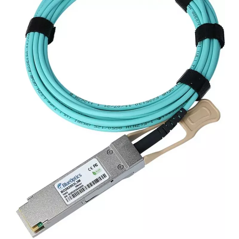 BlueOptics 00MP540-BO InfiniBand šviesolaidinis kabelis 5 m QSFP28 Kištukas/Kištukas