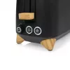 Princess 142361 skrudintuvas 2 griežinėliai 1000 W juoda sidabrinė mediena