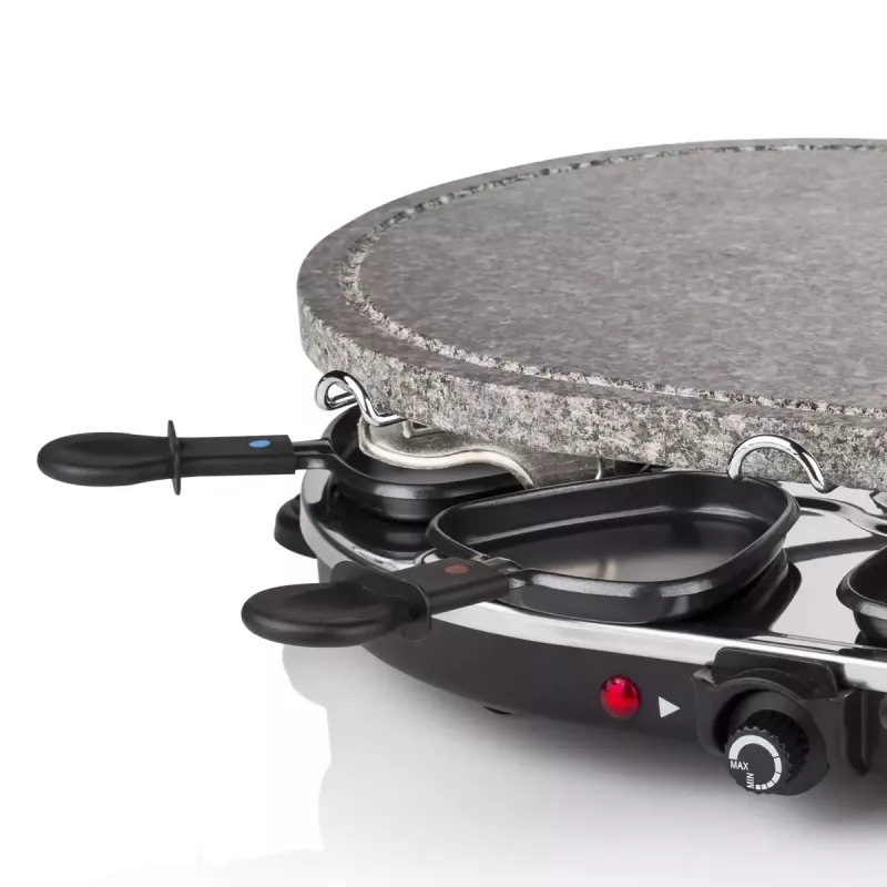Princess 162720 Raclette 8 ovalinis akmeninis grilio stalas 1200 W 8 keptuvėlės