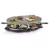 Princess 162720 Raclette 8 ovalinis akmeninis grilio stalas 1200 W 8 keptuvėlės