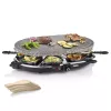 Princess 162720 Raclette 8 ovalinis akmeninis grilio stalas 1200 W 8 keptuvėlės
