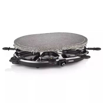 Princess 162720 Raclette 8 ovalinis akmeninis grilio stalas 1200 W 8 keptuvėlės