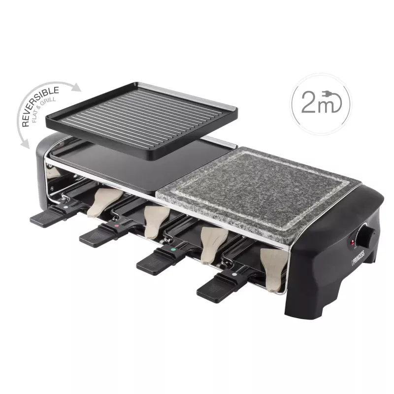Princess 162820 Raclette Grilis 1400 W 8 Keptuvių