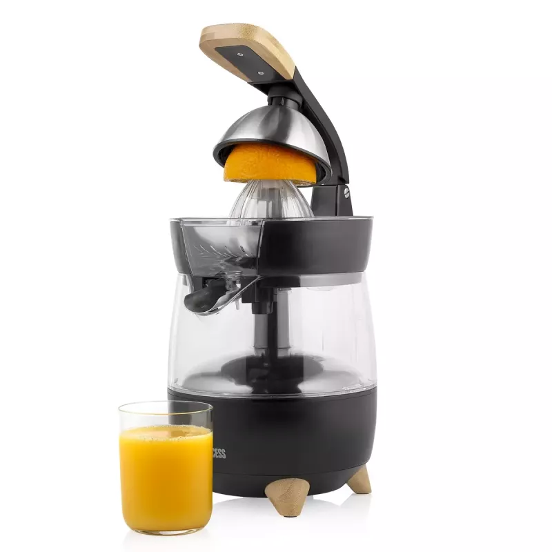Citrusinė spaudė Princess 201862 juoda permatoma 1L 300W