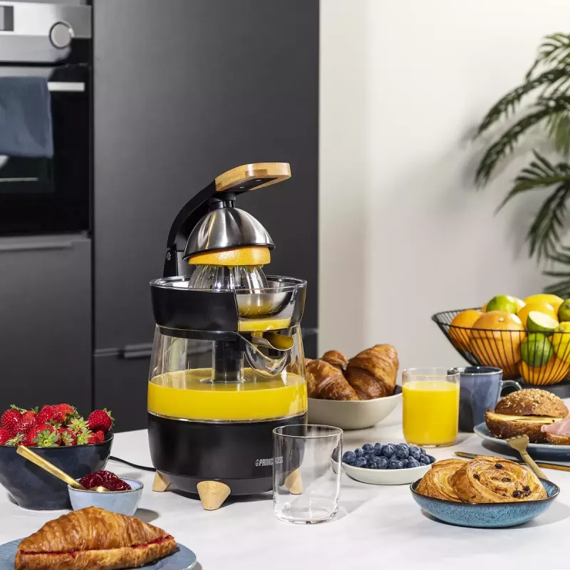 Citrusinė spaudė Princess 201862 juoda permatoma 1L 300W