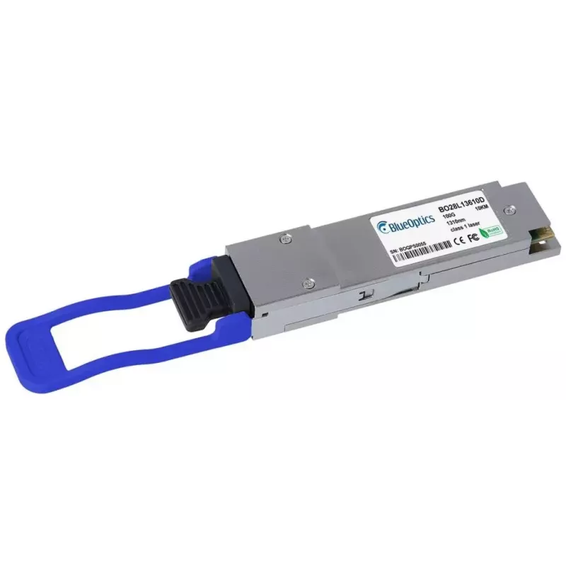 QSFP28 siųstuvas-imtuvas BlueOptics 02311KNU-BO 10000m Aliuminis