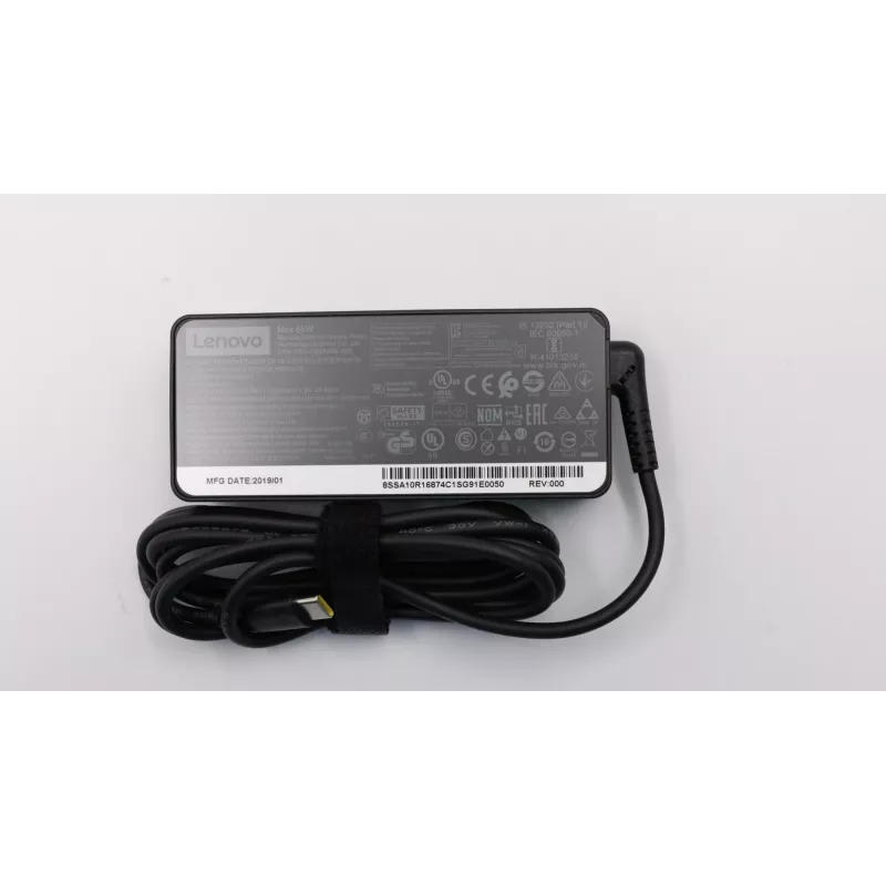 Lenovo 02DL128 maitinimo adapteris / keitiklis vidaus naudojimui 65 W juodas