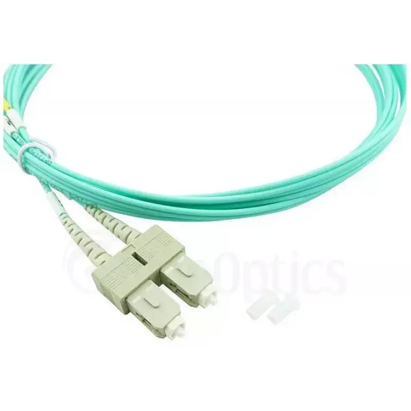 BlueOptics 055702T512000015M-BO Duplex šviesolaidinis komutacinis kabelis, LC/UPC–SC/UPC, OM3 50/125 µm, 15 m, smėlio spalvos