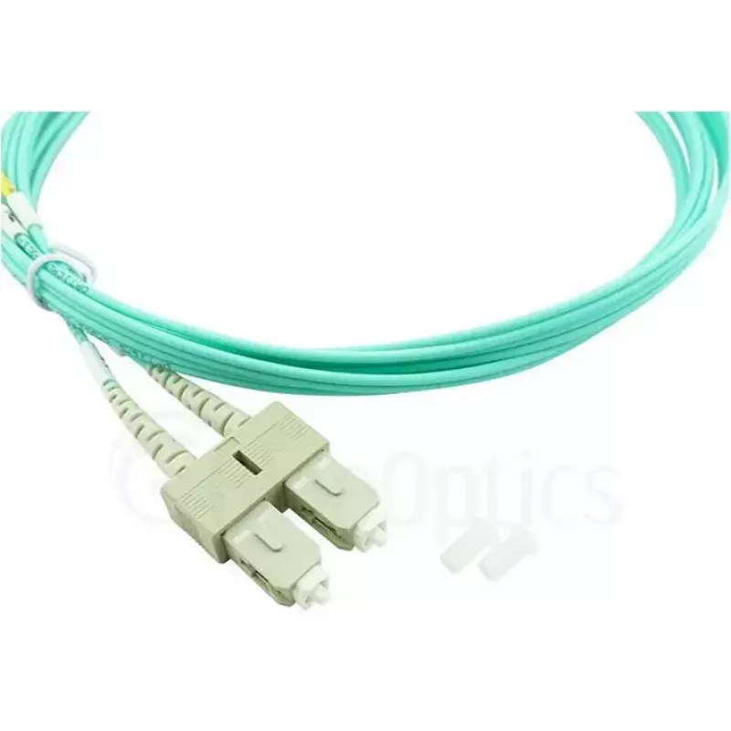 BlueOptics 055702T512000050M-BO šviesolaidinis komutacinis kabelis, Duplex, LC/UPC–SC/UPC, OM3 50/125 µm, 50 m, smėlio spalvos