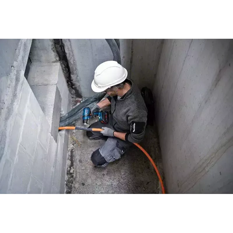 Bosch GHG 18V-50 karšto oro pistoletas 175 l/min 500 °C juodas, mėlynas