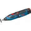 Bosch GRO 10.8 V-LI Professional akumuliatorinis rotacinis įrankis, 3,2 mm įtvaras, 2 akumuliatoriai