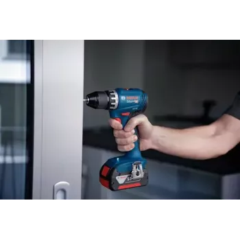 Bosch GSR 18V-45 Professional akumuliatorinis gręžtuvas-suktuvas 500 RPM 900 g Juoda, Mėlyna