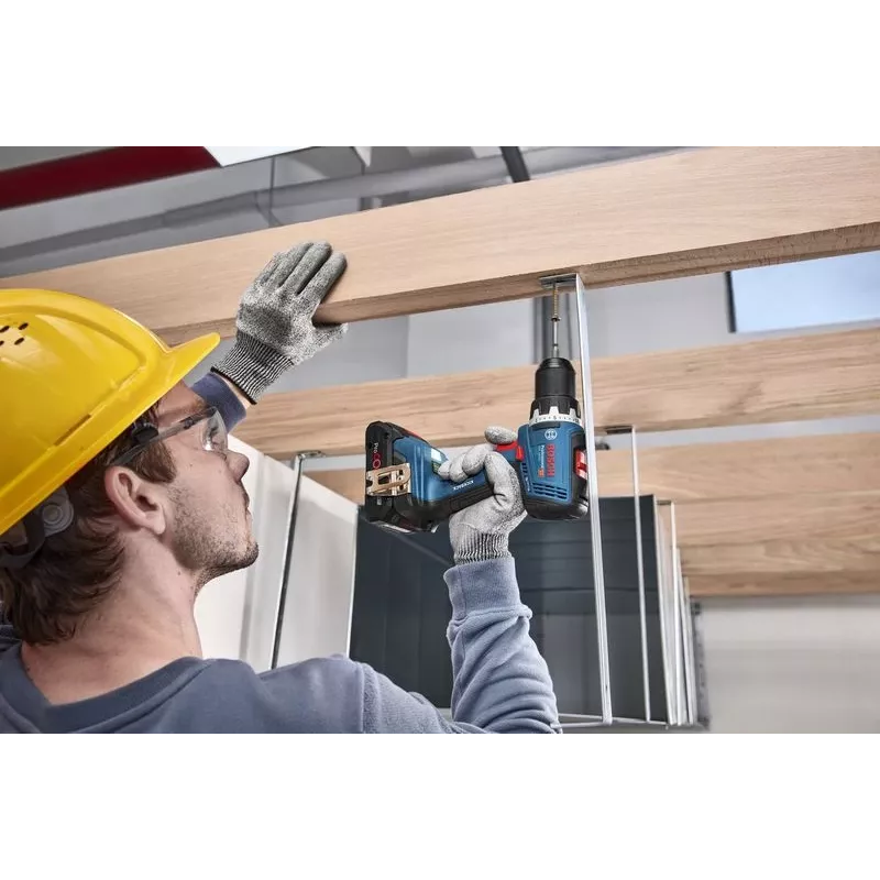 Bosch GSR 18V-65 Professional belaidis suktuvas-gręžtuvas, 18 V, solo (be akumuliatoriaus ir kroviklio), L-BOXX, mėlynas