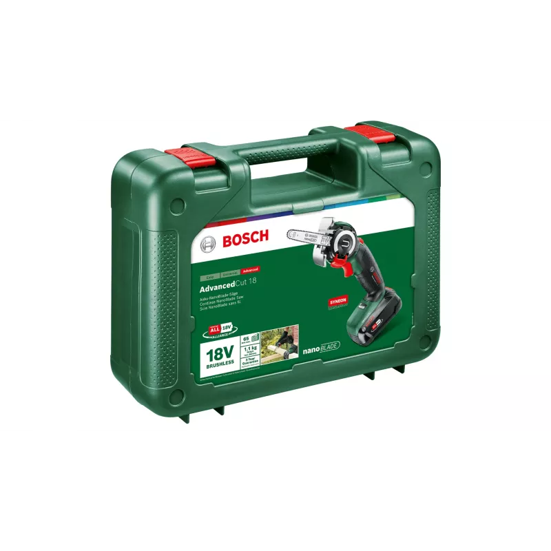 Bosch AdvancedCut 18 7000 RPM Juoda, Žalia, Raudona, Sidabrinė