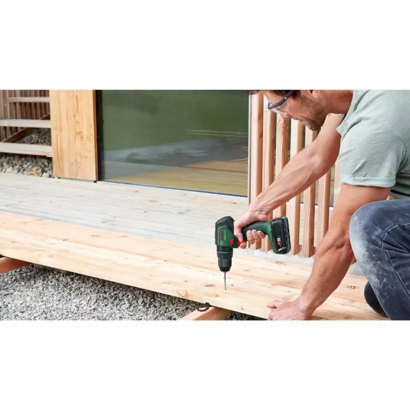Bosch UniversalImpact 18V-60 belaidis plaktukinis gręžtuvas 1900 RPM, be raktelio, 1,3 kg, juoda, žalia