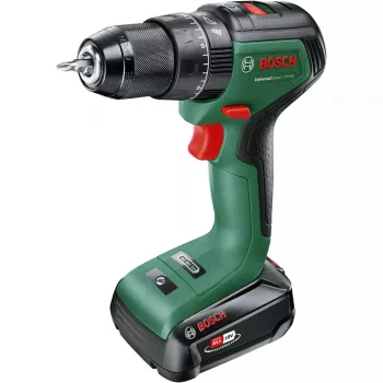 Bosch UniversalImpact 18V-60 belaidis plaktukinis gręžtuvas 1900 RPM, be raktelio, 1,3 kg, juoda, žalia