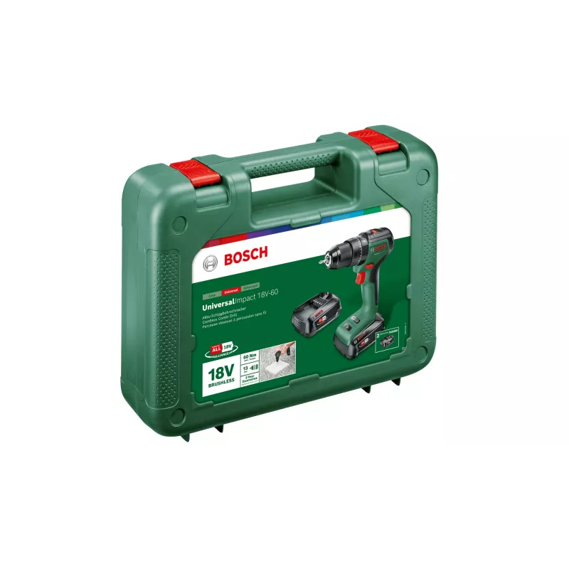 Pistolinė rankena Bosch Universal Impact 18V-60, 1900 aps./min., 1,3 kg