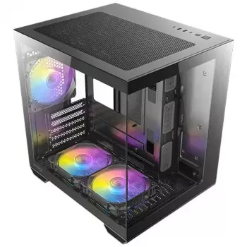 Korpusas Antec 0-761345-10217-9 Mini Tower Juodas