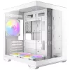 Korpusas Antec 0-761345-10218-6 Mini Tower Baltas