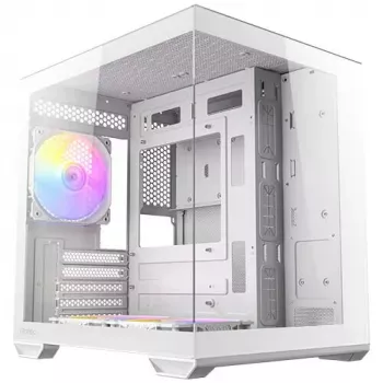Korpusas Antec 0-761345-10218-6 Mini Tower Baltas