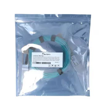 BlueOptics InfiniBand / šviesolaidinis kabelis 20 m QSFP akvamarino spalvos