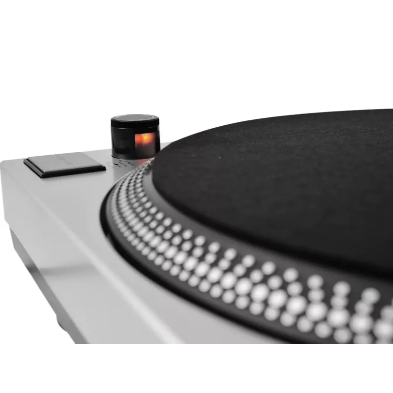 Pavarų diržo DJ patefonas Omnitronic BD-1350 Sidabrinis
