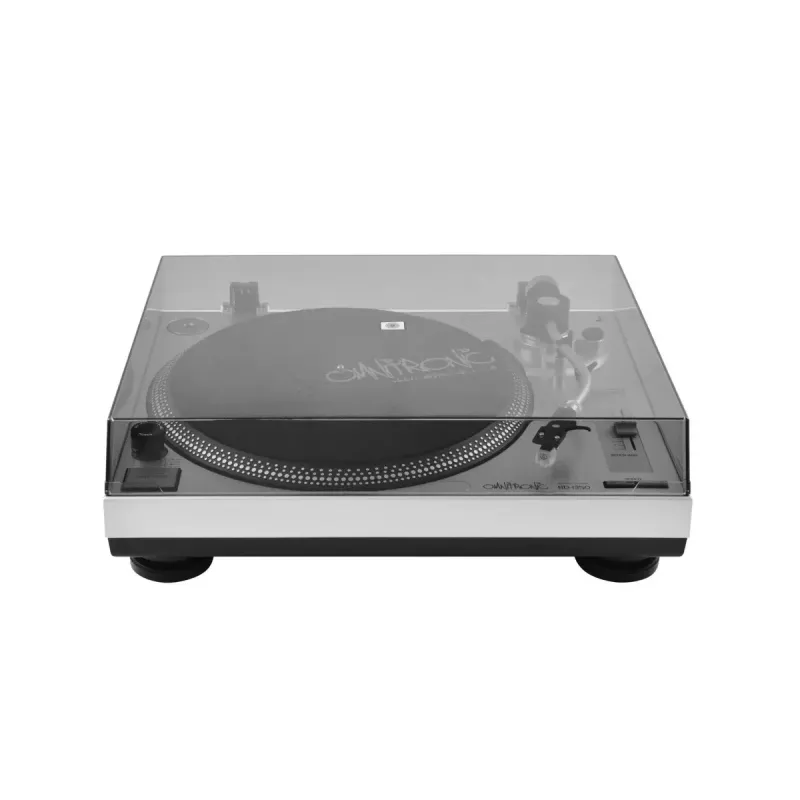 Pavarų diržo DJ patefonas Omnitronic BD-1350 Sidabrinis