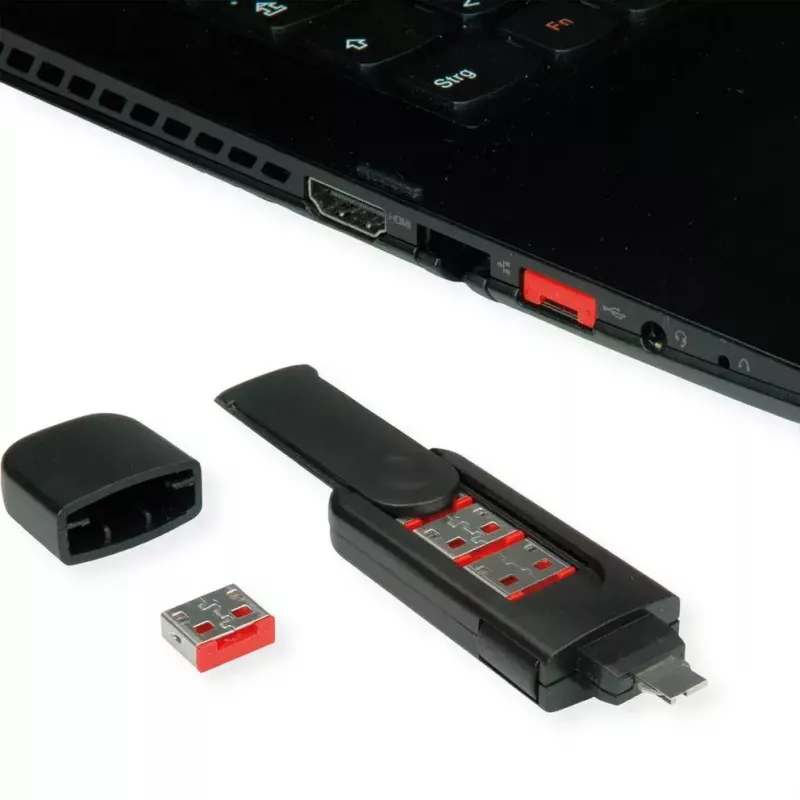 USB-A prievado blokavimo raktas ROLINE 11.02.8330