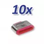 USB Type-C prievadų blokavimo raktų rinkinys ROLINE 11.02.8334 (10 vnt.)