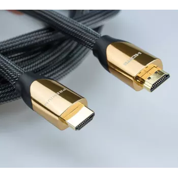 HDMI laidas ROLINE 11.04.5802 2m A tipo kištukas – A tipo kištukas juodas auksinis