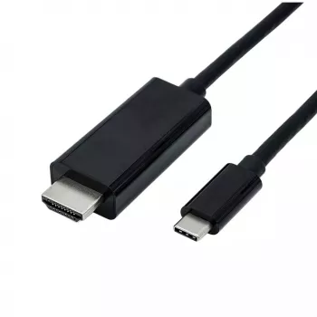 USB Type-C į HDMI laidas ROLINE 11045843 5m Juodas