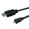 HDMI laidas ROLINE 11445581 2 m HDMI A tipas (standartinis) kištukas – HDMI D tipas (mikro) kištukas juodas