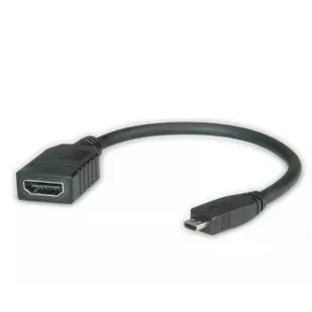 HDMI aukštos spartos kabelis su Ethernet VALUE 0,15 m