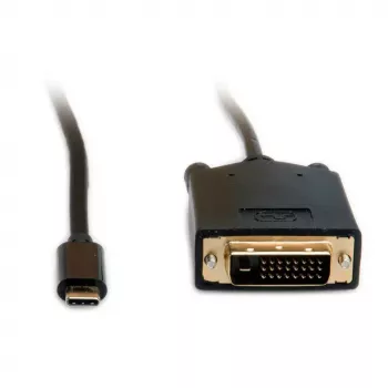 VAIZDO KABELIO ADAPTERIS VALUE 11.99.5831 1 m USB C DVI juodas