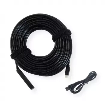Aktyvus USB 2.0 ilginimo kabelis VALUE 12.99.1114 (USB A lizdas – USB C kištukas, 20 m, juodas)
