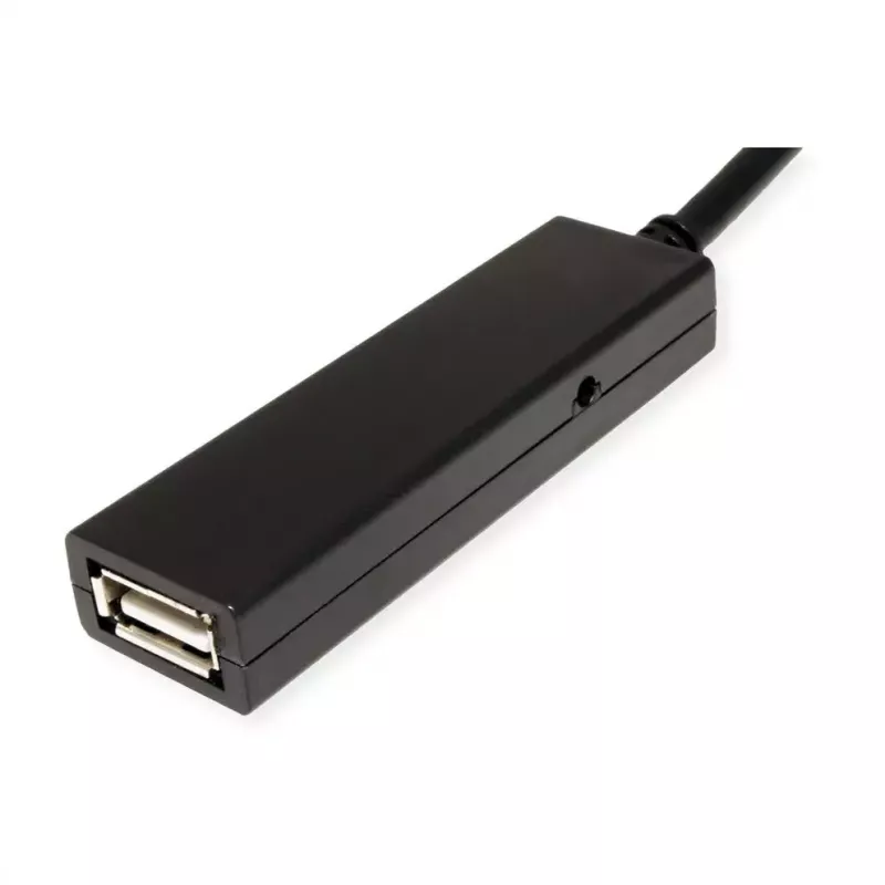 Aktyvus USB 2.0 ilginimo kabelis VALUE 12.99.1114 (USB A lizdas – USB C kištukas, 20 m, juodas)